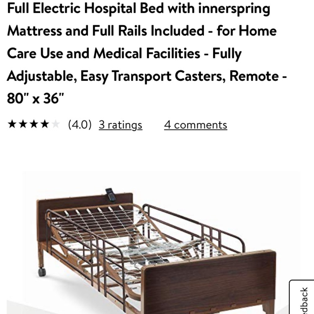 New Electric Hospital Bed